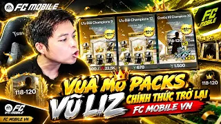 Vua Mở Packs Vũ Liz Chính Thức Trở Lại Càn Quét Max OVR 120 Trong FC Mobile VN