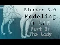 Modeling a Cat in Blender Part 1 - Modeling the Body
