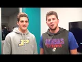 Brownsburg Football QB Kansas Ben Easter and Purdue WR Preston Terrell Interviewed by GoinStuddard