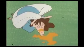 shinchans mom creates trouble while doing yoga