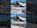 Over a thousand pounds of squid spill onto road in Rhode Island
