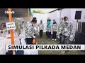 Download Lagu Simulasi Pemungutan Suara dengan Protokol Kesehatan di Medan - iNews Sore 17/10