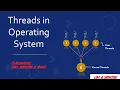 4 1 Threads Operating Systems Chapter 4 Threads in operating System Complete Course By Prof Sana
