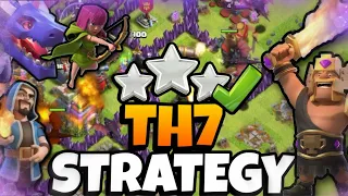BEST TH7 Attack Strategy Easy 3 Stars Every Time