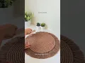 Style a placemat for dinning