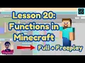 Code org Lesson 20 Functions in Minecraft Express Course 2024 Code org Answer