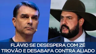 FLÁVIO SE DESESPERA COM ZÉ TROVÃO E DESABAFA CONTRA ALIADO