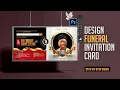 DESIGN A PROFESSIONAL FUNERAL INVITATION CARD IN PHOTOSHOP - Step-by-Step Guide