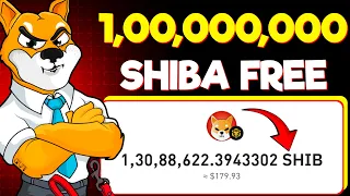 1,00,000,000 SHIBA INU Free 🐶 - No Investment Required | Free SHIBA Earning bot