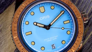 ORIS Divers SIXTY-FIVE Cotton Candy Blue 38mm