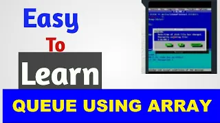 Data Structure Implementation of Queue Using Array in C Part 1