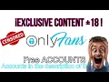 ONLYFANS ACCOUNTS LEAKED 2022 FREE ACCOUNTS WITH EXCLUSIVE CONTENT