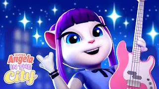Rock Star Angela 🤘🎸 Talking Angela: In The City | Cartoons for Kids