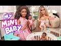 My Mini Baby Series 2 | New Accessories | Are They Barbie Size? Crib, High Chair \u0026 Pool