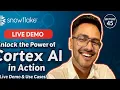 Lecture 45 Unlock the Power of Snowflake Cortex AI Live Demo Use Case Data Analytics