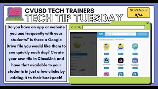 Tech Tip Tuesday Add to your Student s ClassLink in minutes