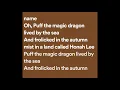 Download Lagu Peter, Paul and Mary - Puff, The Magic Dragon (Lyrics)