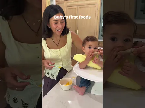 My baby’s first foods🥹😭🥚Part 1: Egg yolk