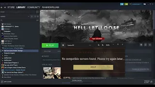 Fix Hell Let Loose Error No Compatible Servers Connection To Host On PC