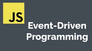 Event Driven Programming JavaScript