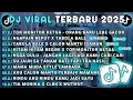 DJ TIKTOK TERBARU 2025🎵DJ TOR MONITOR KETUA - ORANG BARU LEBE GACOR🎵DJ NGAPAIN REPOT X TABOLA BALE