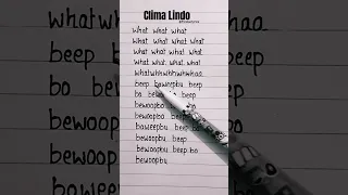 Clima Lindo GXMZ Repsaj What 