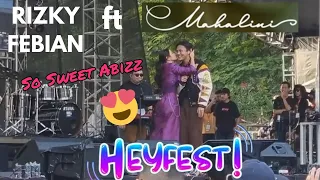 Download Rizky Febian ft Mahalini - Indah Pada Waktunya at HEYFEST 24 JULI 2022 Bekasi MP3