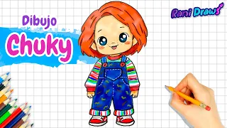 Cómo dibujar a CHUCKY paso a paso | Dibujos fáciles