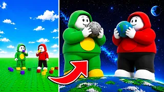 JJ And Mikey EAT the WORLD!!