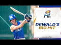 Download Lagu Dewald Brevis' cracking shot | Mumbai Indians