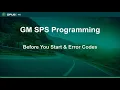 GM Service Programming Systems SPS Training