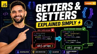 JavaScript Getters and Setters Explained Simply Modern JS Class Tutorial