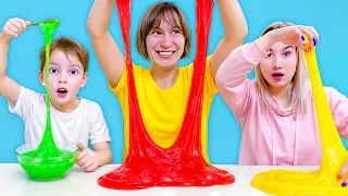 Чей Слайм Круче? Челлендж Светы и Богдана!