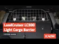 Installing a Cargo Barrier in the Toyota LandCruiser LC300