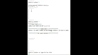 Hangman Game My First Java Project