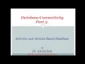 Database connectivity ADO Net and Service Based Database