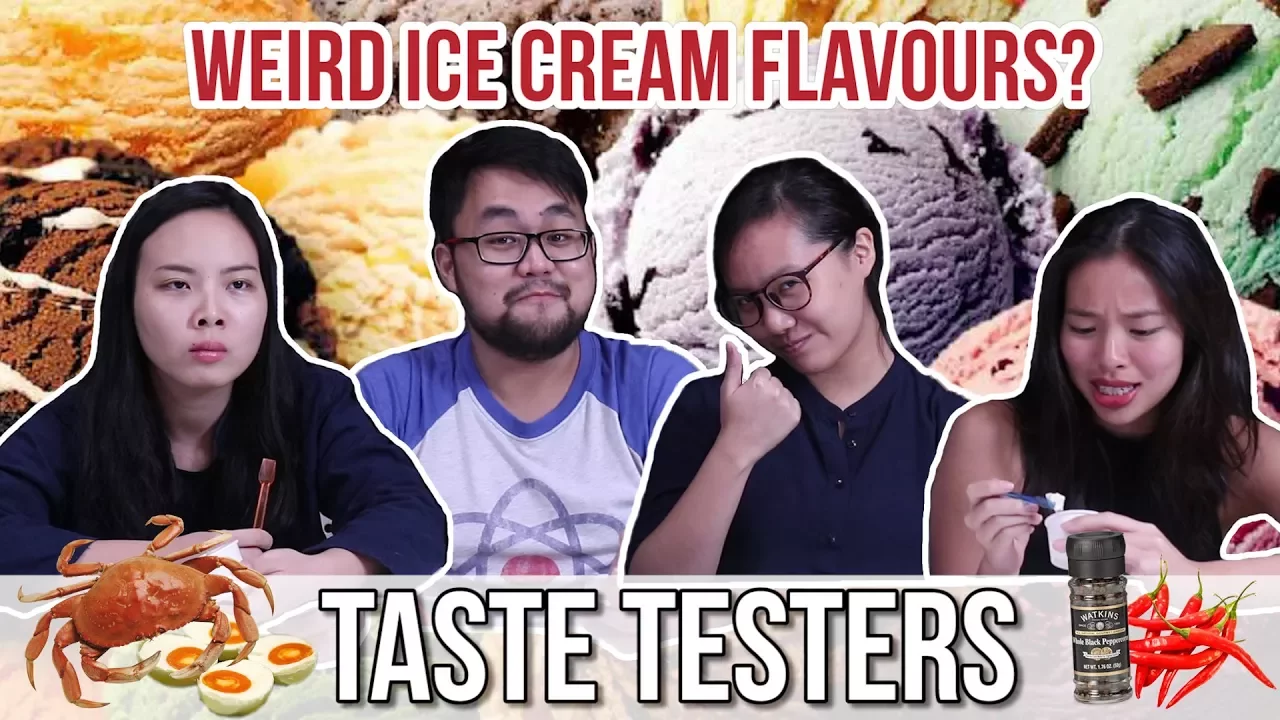 Weird Ice Cream Flavours   Taste Testers   EP 18