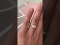 Download Lagu Sarine Ring | Apricot Blush Sapphire + Half Moon Diamond + Diamond Cluster Engagement Ring