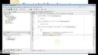 Calculator using Remote Method Invocation RMI in netbeans