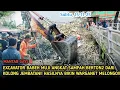 Lagu Mantab‼️Excavator Babeh MUJI Angkat Sampah Berton2 Dari Kolong Jembatan❗Hasilnya Bikin Melongo.