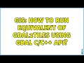 GIS How to run equivalent of gdal2tiles using GDAL API