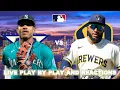 Seattle Mariners vs Milwaukee Brewers Live Play-By-Play Reactions