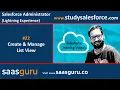 22 List views in salesforce lightning experience Salesforce Training s