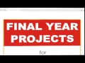 IEEE Final Year Project Titles 2016-17 - Java