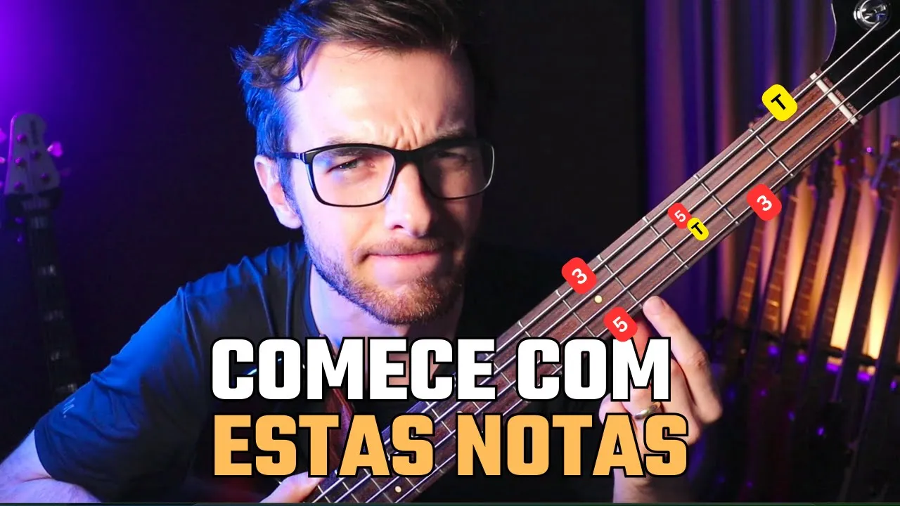 O PRIMEIRO PASSO para SAIR DA TÔNICA no contrabaixo