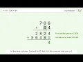 706 x 84 Long Multiplication - Step-by-Step