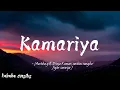 Kamariya - Aastha gill, Divya Kumar, sachin sanghvi, Jigar saraiya ❤️ with lyrics ❤️ #music