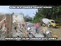 Download Lagu Pondasi Sangat Kokoh !!! Pengecoran Jalan Longsor Sekitaran Batu Jomba