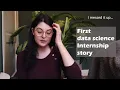 MY FIRST DATA SCIENCE INTERNSHIP STORY Career fair CV interview VS anxiety