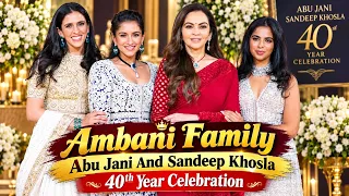 Ambani Ladies SLAY! 😍 Nita Ambani With Radhika & Isha at Abu Jani & Sandeep Khosla Celebration 🔥